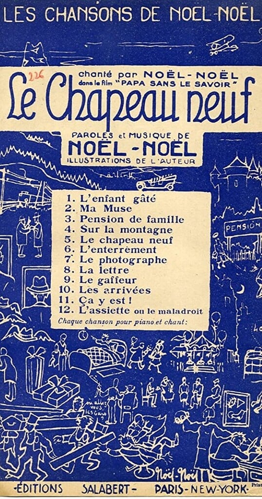 Noel Pension De Famille Varioustes Chant Seul